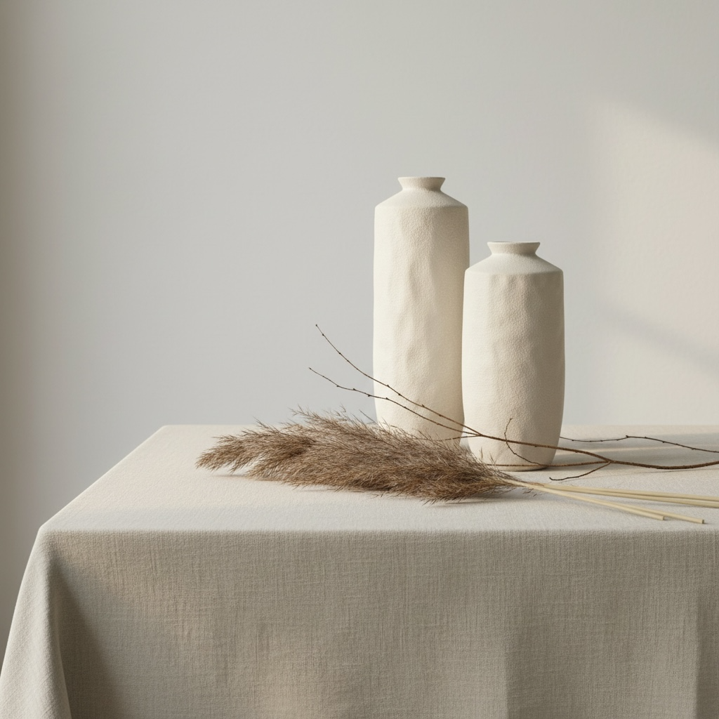 Minimalist Ceramic Vase 14"