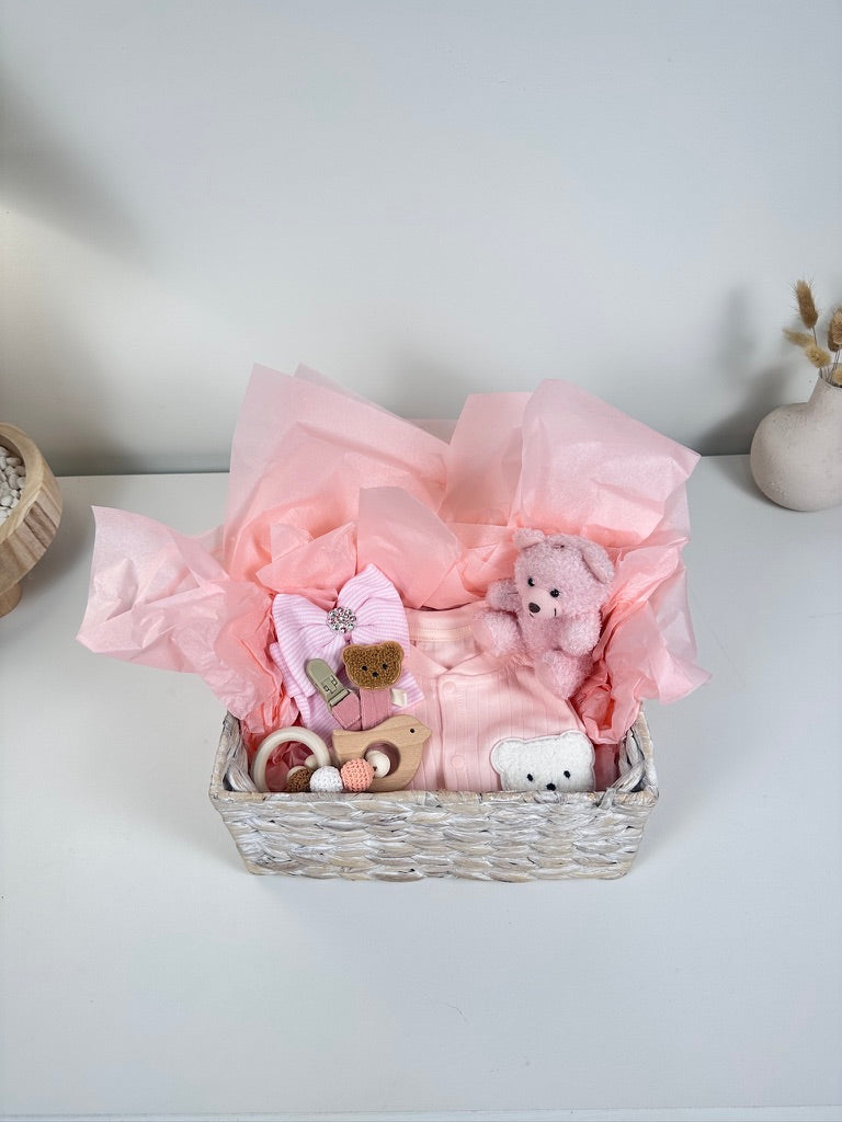 LUXURY BABY GIFT BAG - Pink - Set of 6