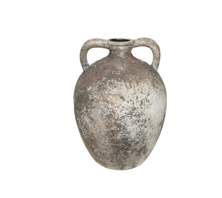 Rustic Ceramic Vase Textured Minimalist style 10’’ tall