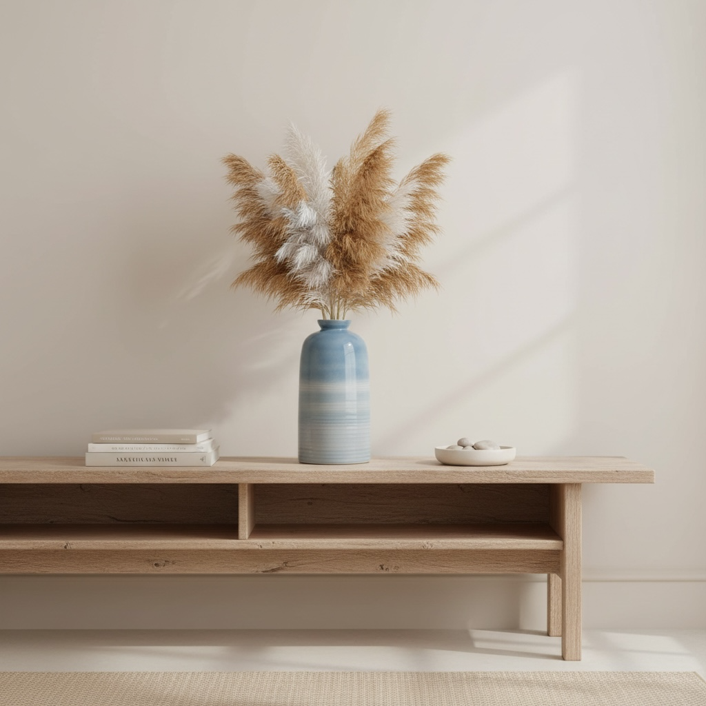 Blue Lagoon Ceramic Vase 12.5”