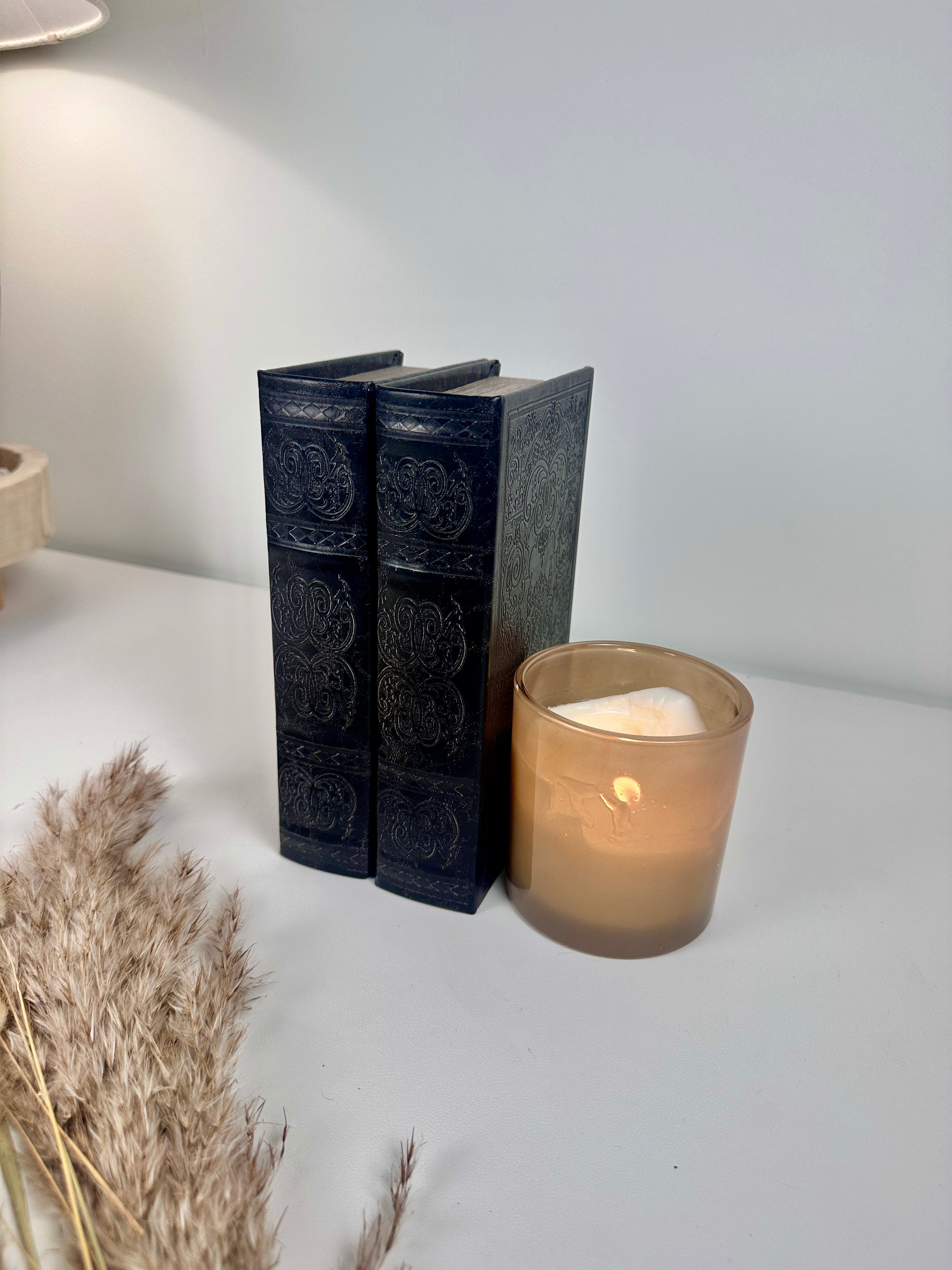 Set of 2 Decorative book Black with Box inside