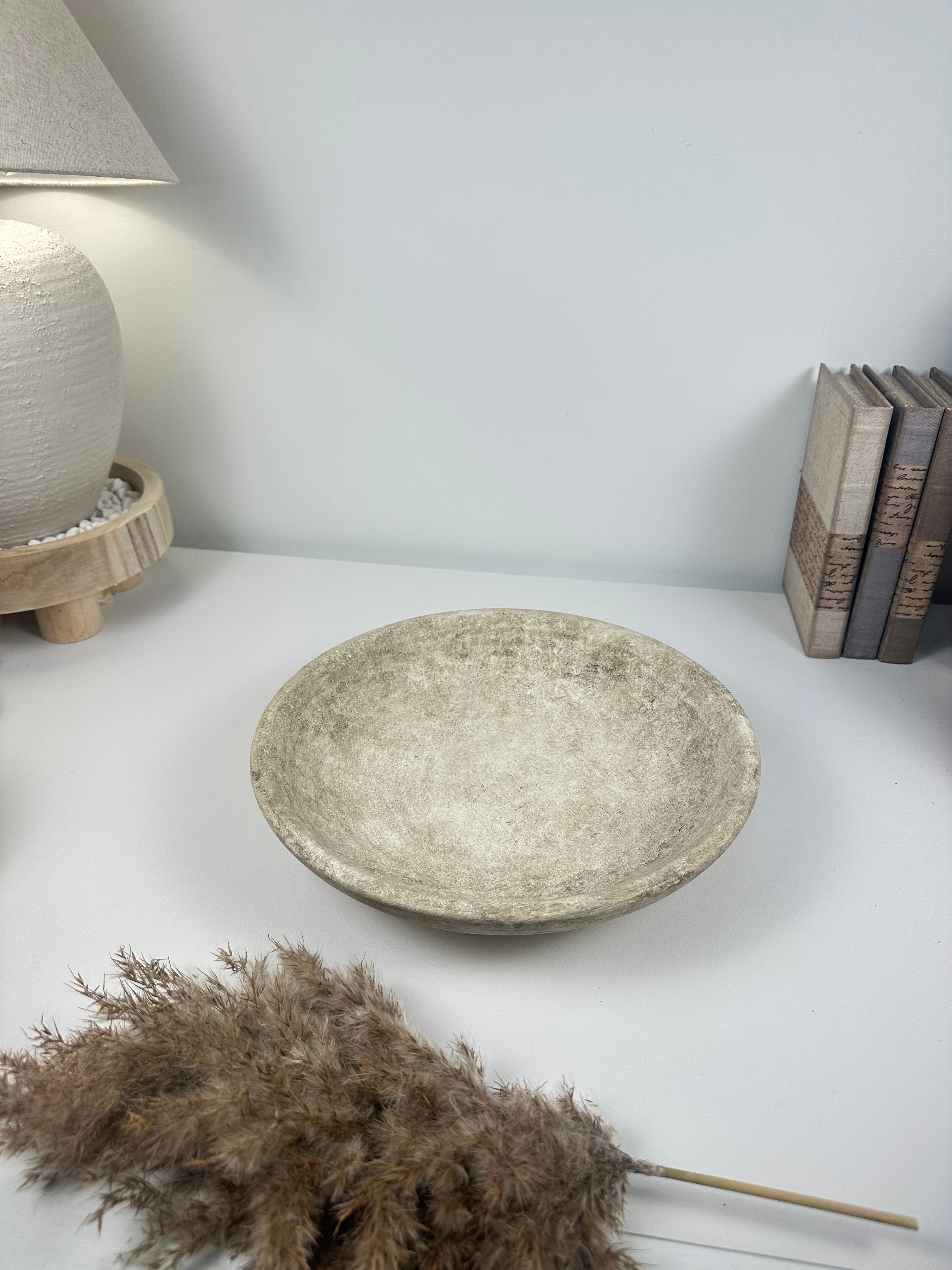 Organic Stone Decorative Tray 12x12x3’’
