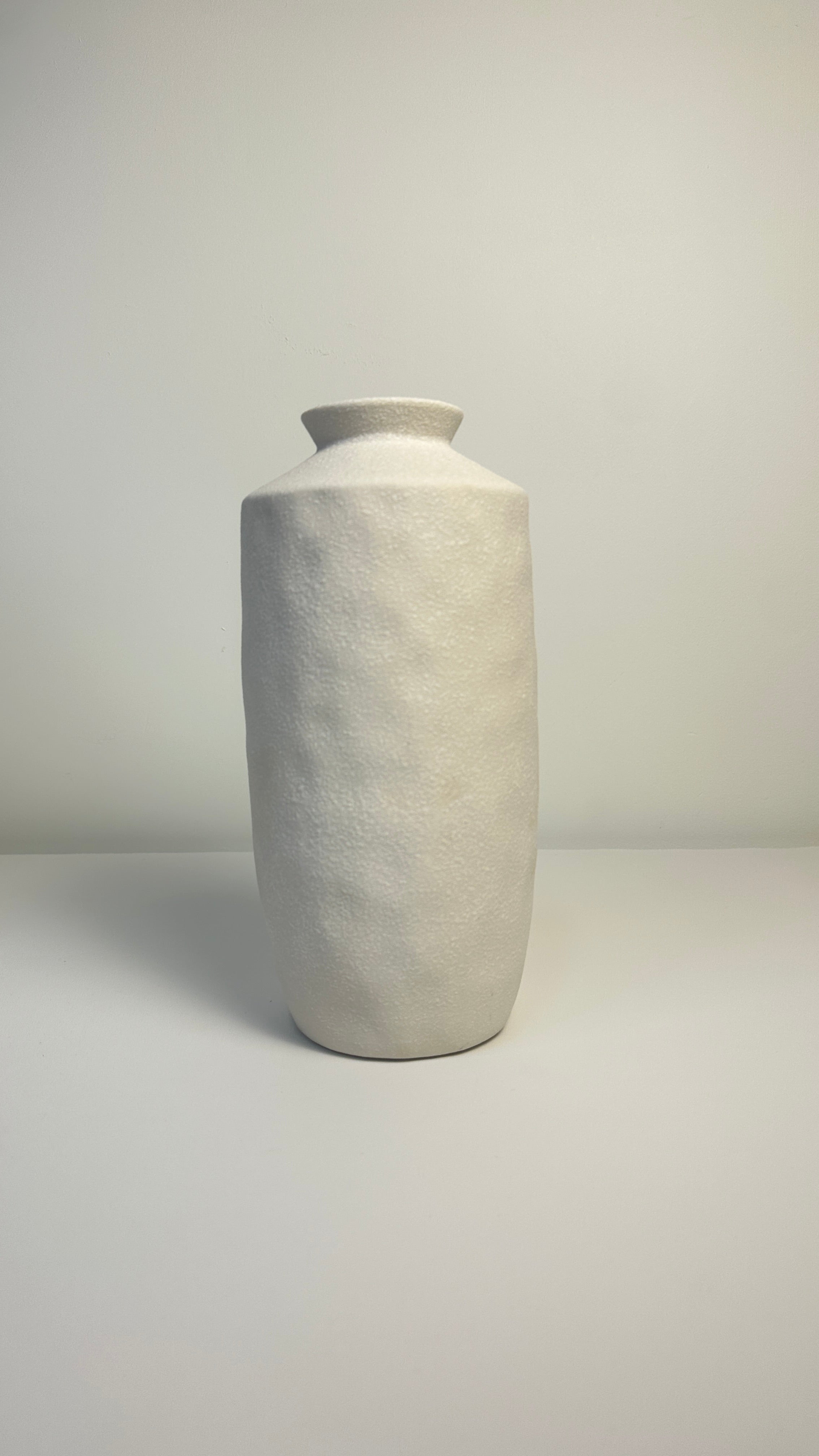 Minimalist Ceramic Vase 14"