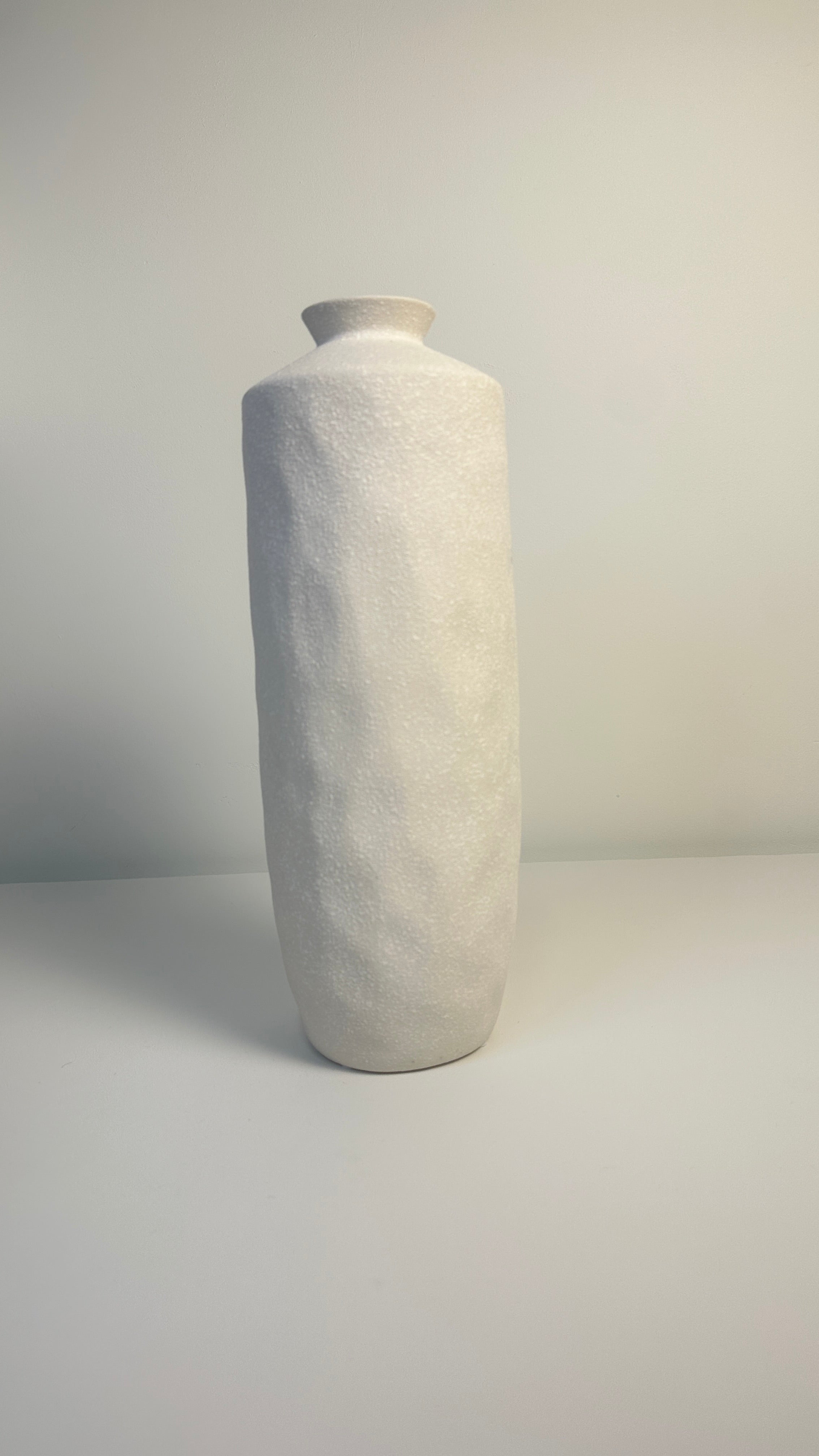 Minimalist Ceramic Vase 14"