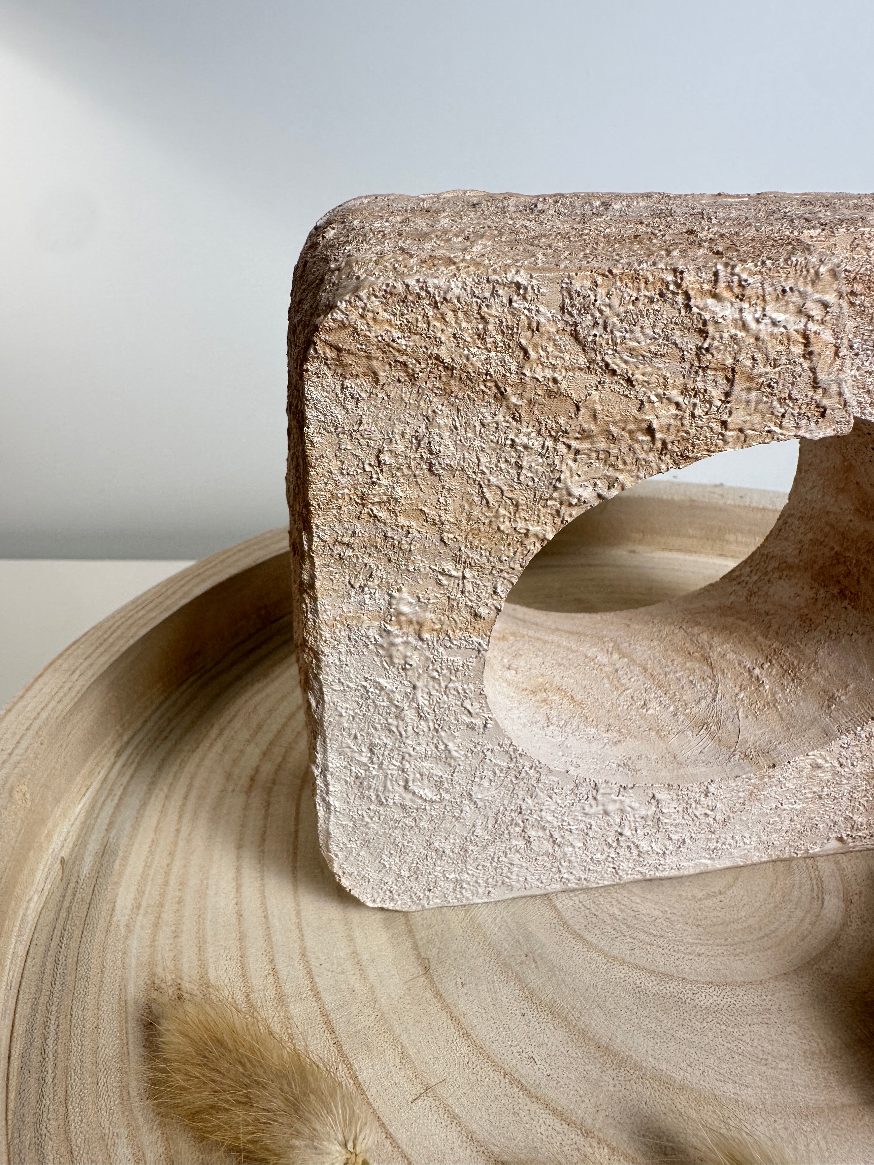 Minimalist Sculpture Art Piece Decorative Accent 5.5x6x3“