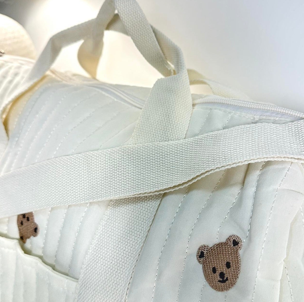 Set of 3 (DUFFLE BAG + TRAVEL BAG  + POUCH FULL BEARS) - BABY BAG ESSENTIALS