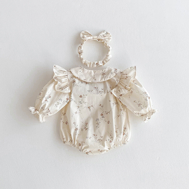 Clothes For Babies Baby Rompers Girls Flying Sleeve Lace Dress