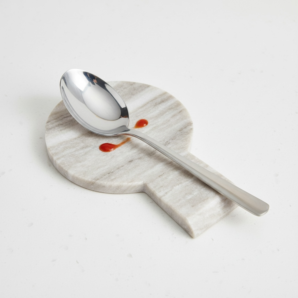 Elegant Marble Spoon Rest