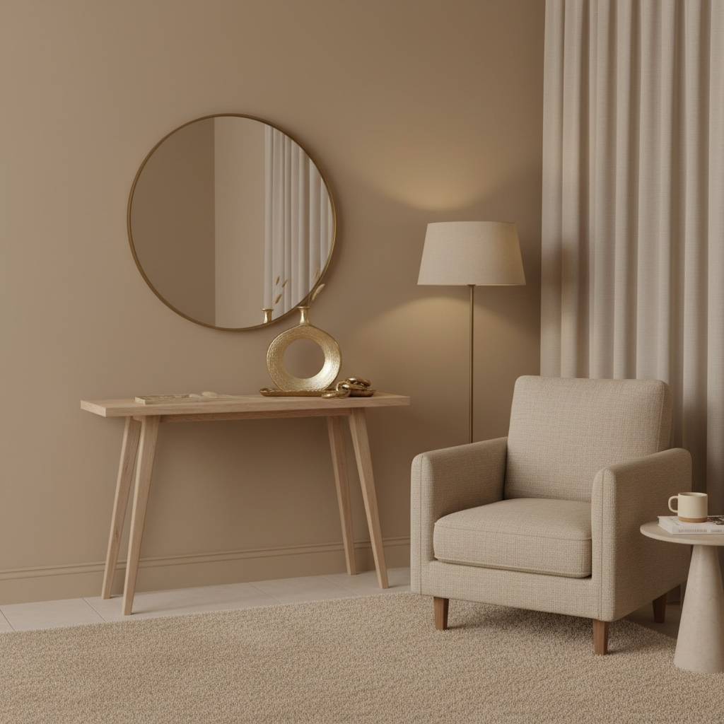 Modern Gold Vase 12" tall