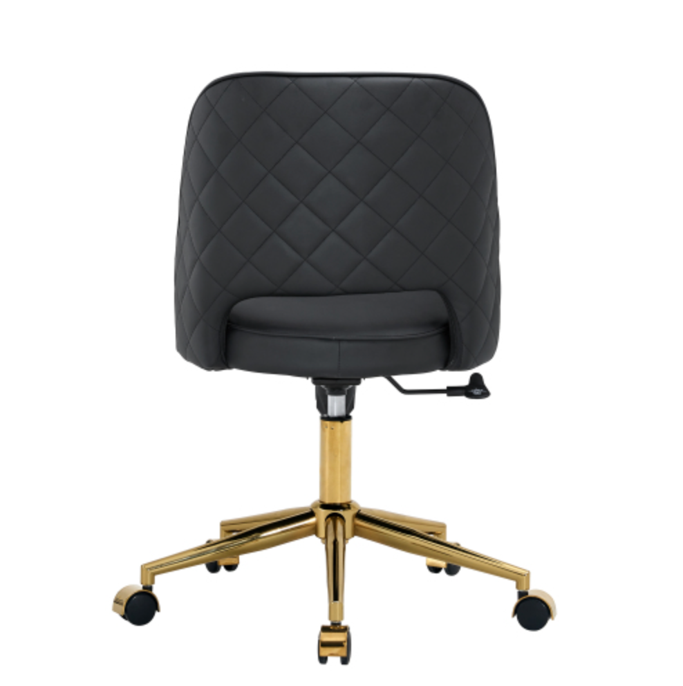 Modern Office Chair Adjustable 360 ° Swivel Chair - Black