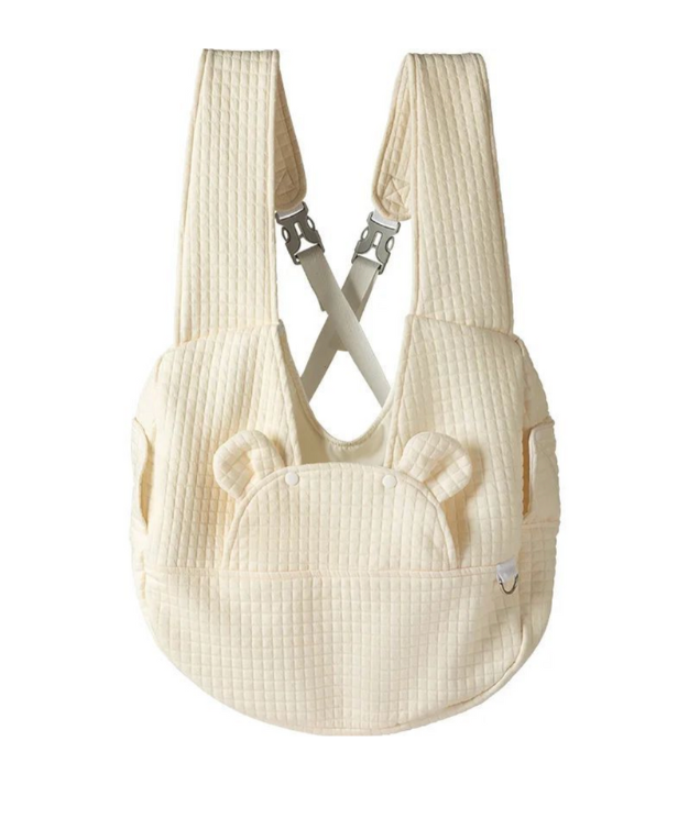 Pet Backpack Comfort Dog Bag Kitten Carrier Outdoor Travel Breathable Cross Design Chest Backpack