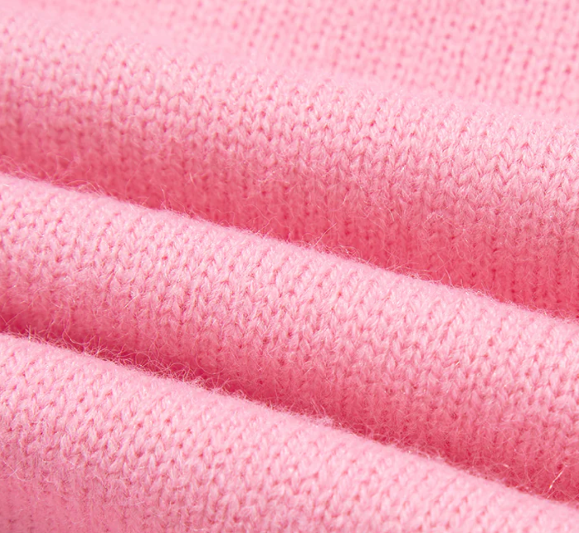 Cute Flower Pattern Button-Up Cardigan - Pink