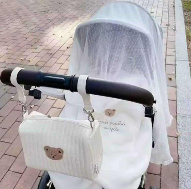 Set of 3 (DUFFEL BAG + STROLLER BAG + POUCH 1 BEAR) - BABY BAG ESSENTIALS