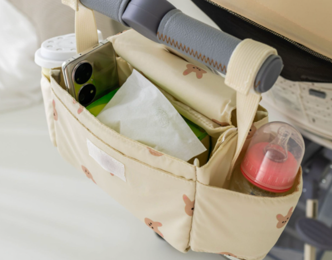 Little Bear Storage Children's Car Storage Basket Hanging Bag