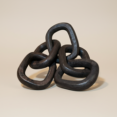 Wood Chain Tabletop Decor 17-19 inch long