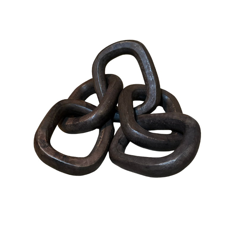 Wood Chain Tabletop Decor 17-19 inch long