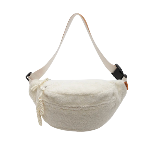 Cozy Sherpa Plush Crossbody Bag Large Capacity