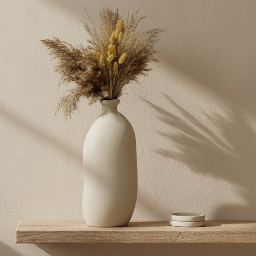 Contemporary Tan Matte 14"