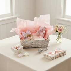 LUXURY BABY GIFT BAG - Pink - Set of 6