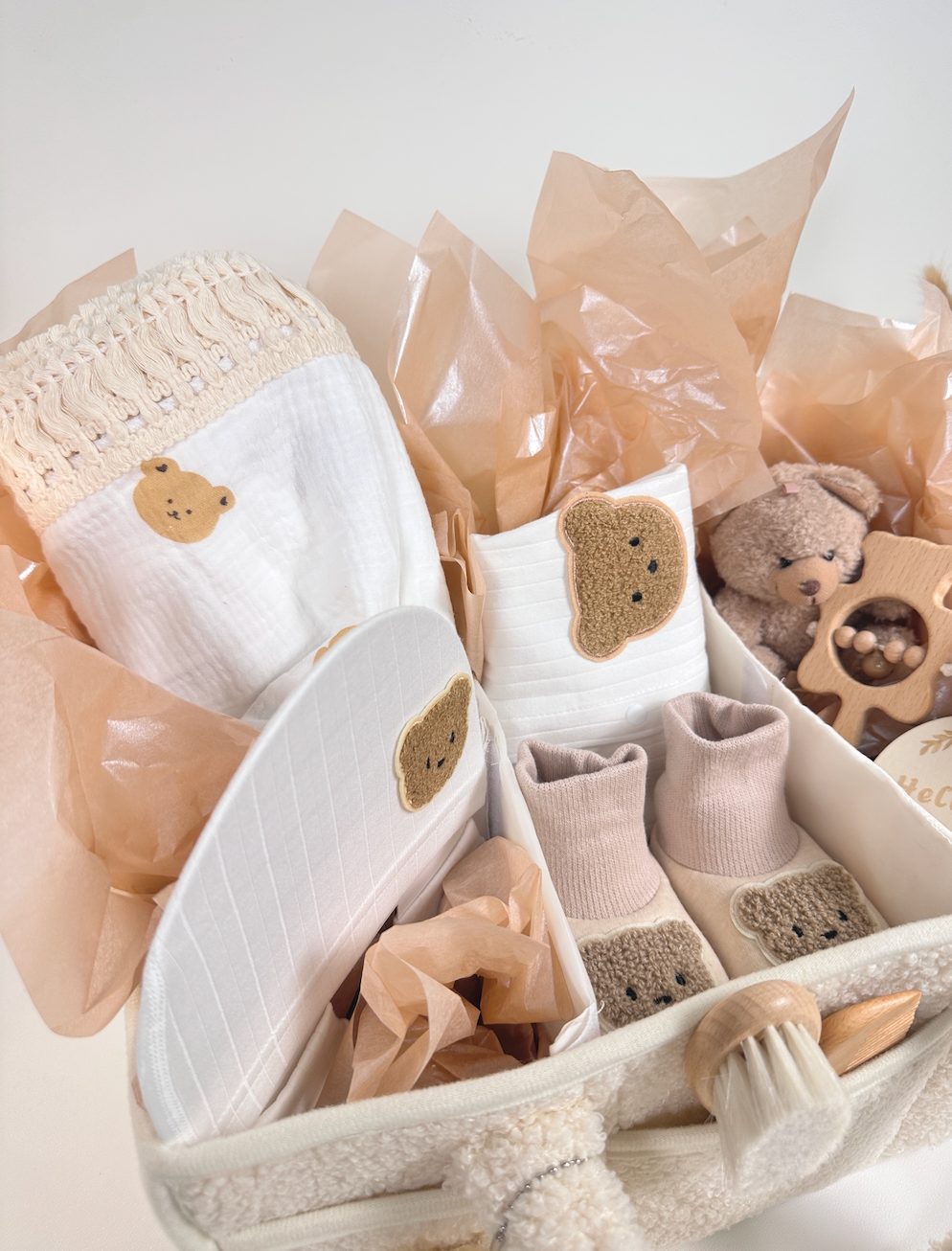 LUXURY BABY GIFT BAG - Cream - Set of 10
