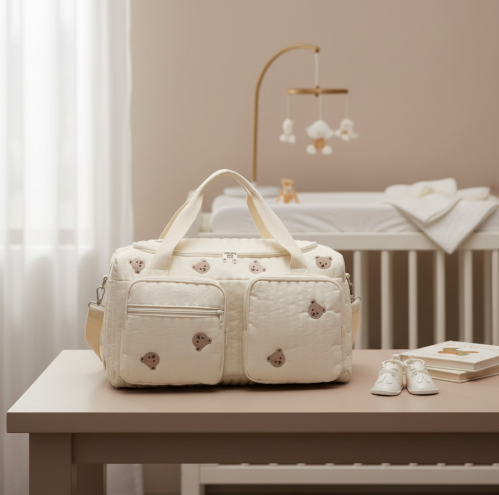 Set of 2 (DUFFEL BAG + STROLLER BAG) - BABY BAG ESSENTIALS