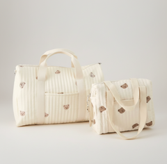 Set of 2 (TRAVEL BAG + STROLLER BAG) - BABY BAG ESSENTIALS