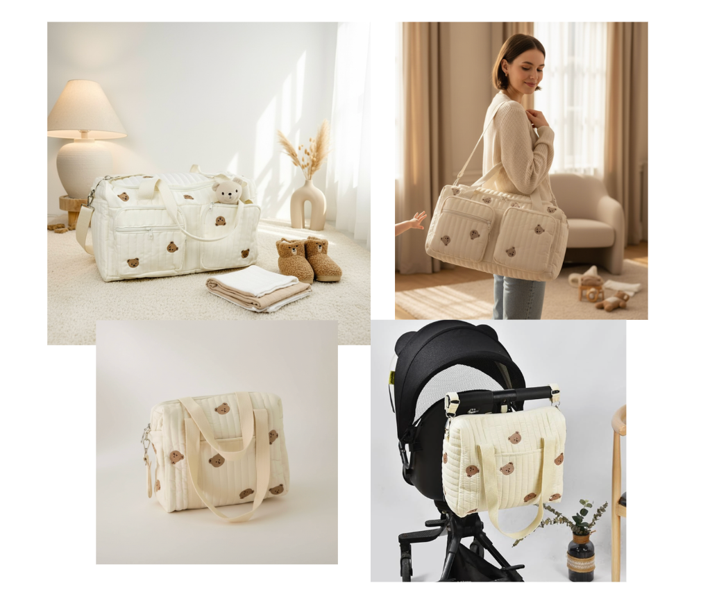 Set of 2 (DUFFEL BAG + STROLLER BAG)