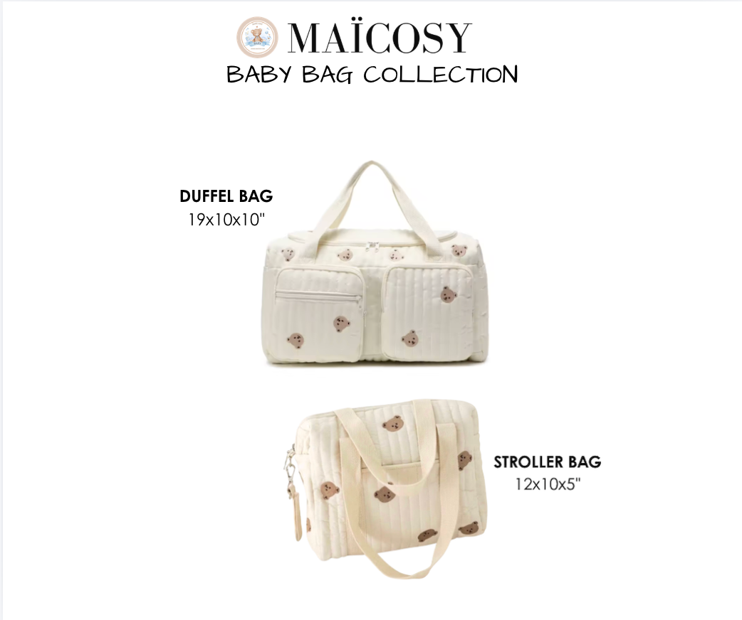 Set of 2 (DUFFEL BAG + STROLLER BAG)