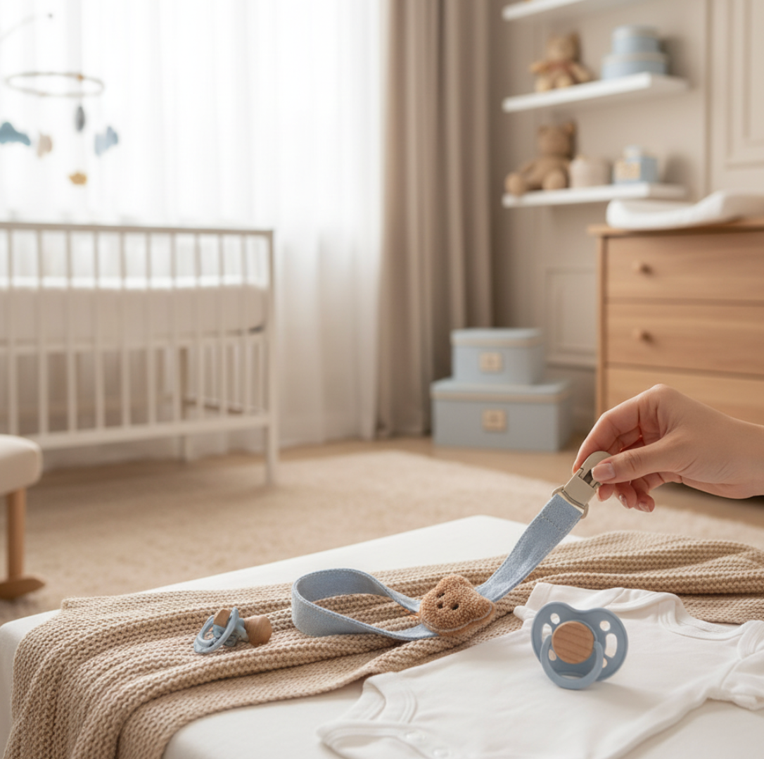 LUXURY BABY GIFT BAG - Cream/Blue - Set of 12
