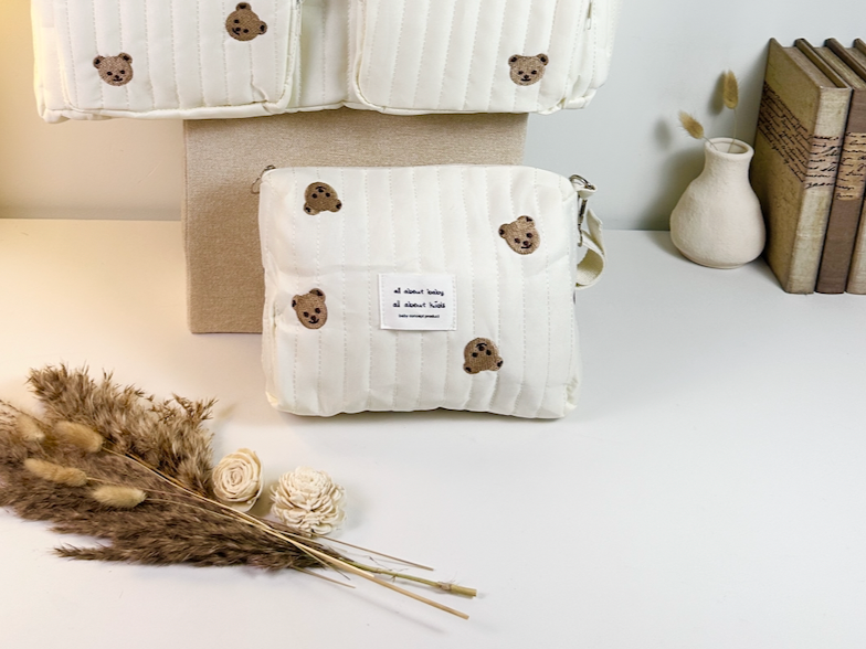 Set of 2 (POUCH ALL BEARS + POUCH 1 BEAR)