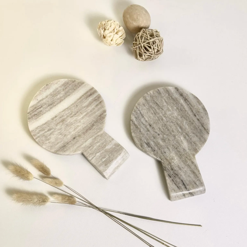 Set of 2 Elegant Marble Spoon Rest