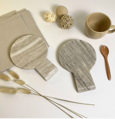 Set of 2 Elegant Marble Spoon Rest