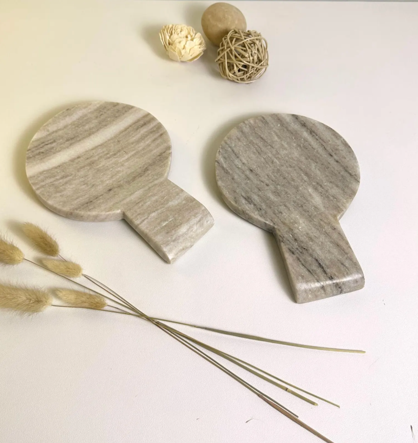 Set of 2 Elegant Marble Spoon Rest