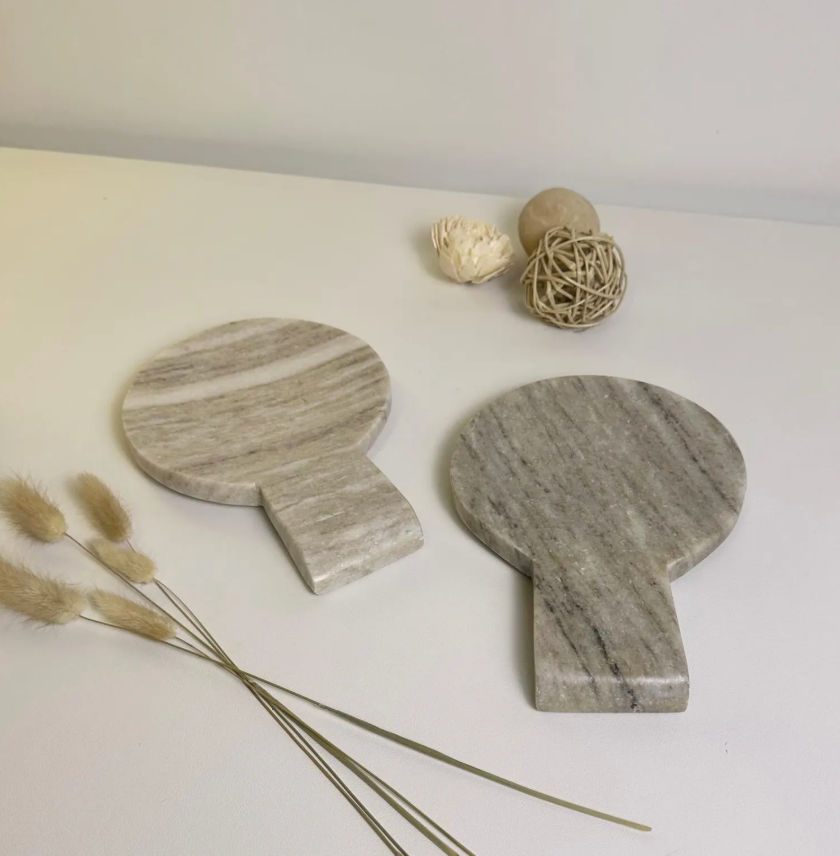 Set of 2 Elegant Marble Spoon Rest
