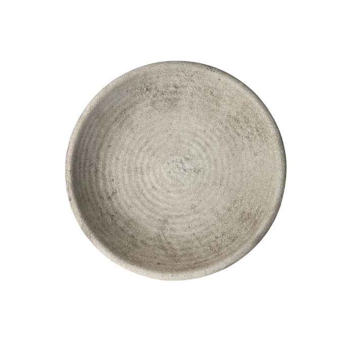Organic Stone Decorative Tray 12x12x3’’ - Beige