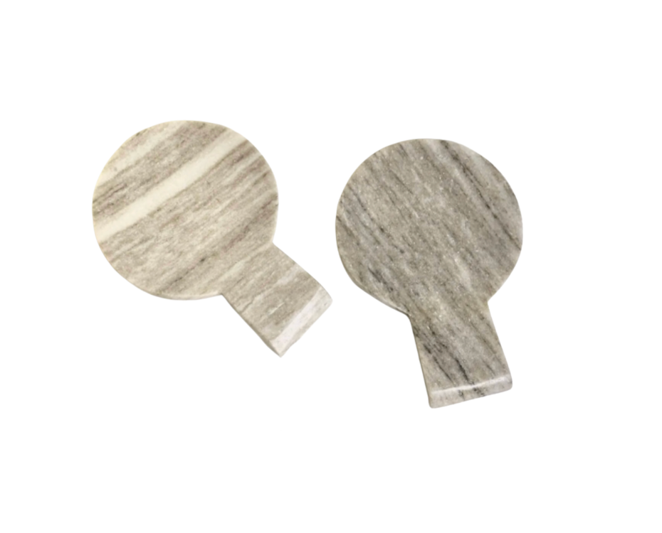 Set of 2 Elegant Marble Spoon Rest