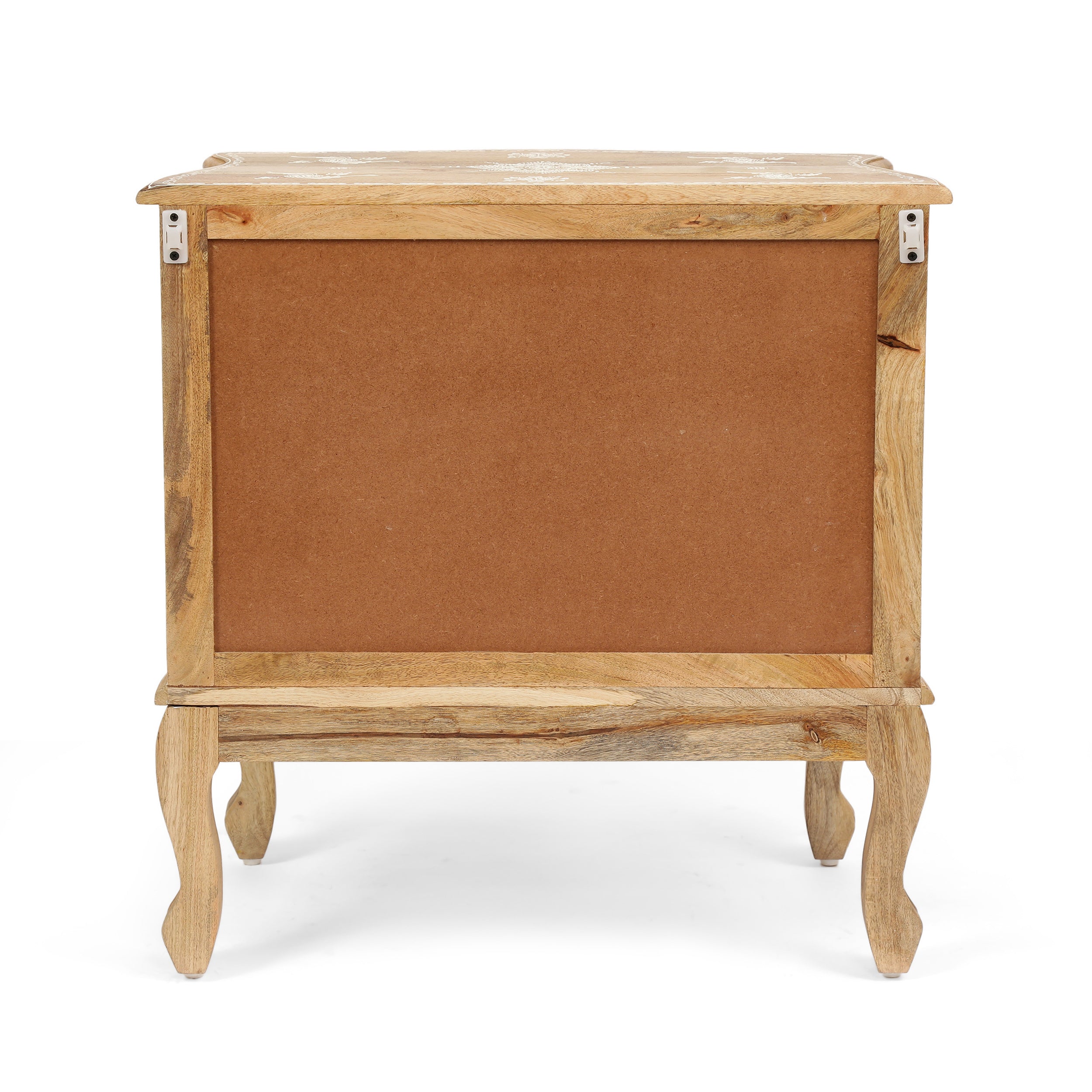 Rustic Wooden Cabinet 1 Drawer 2 Door Cabinet - Natural Wood