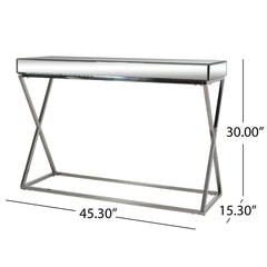 Elegant Mirror Console Table