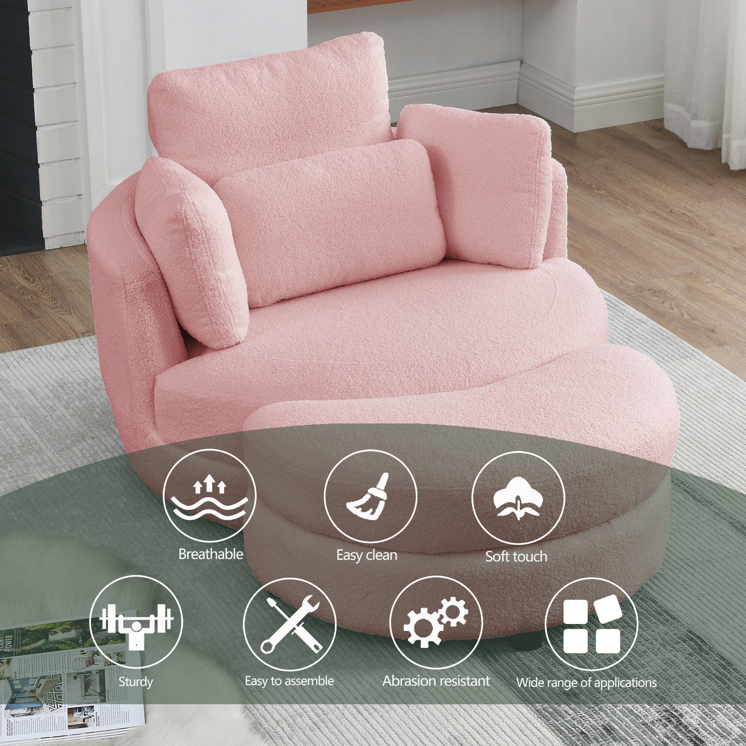 Storage Ottoman Chair