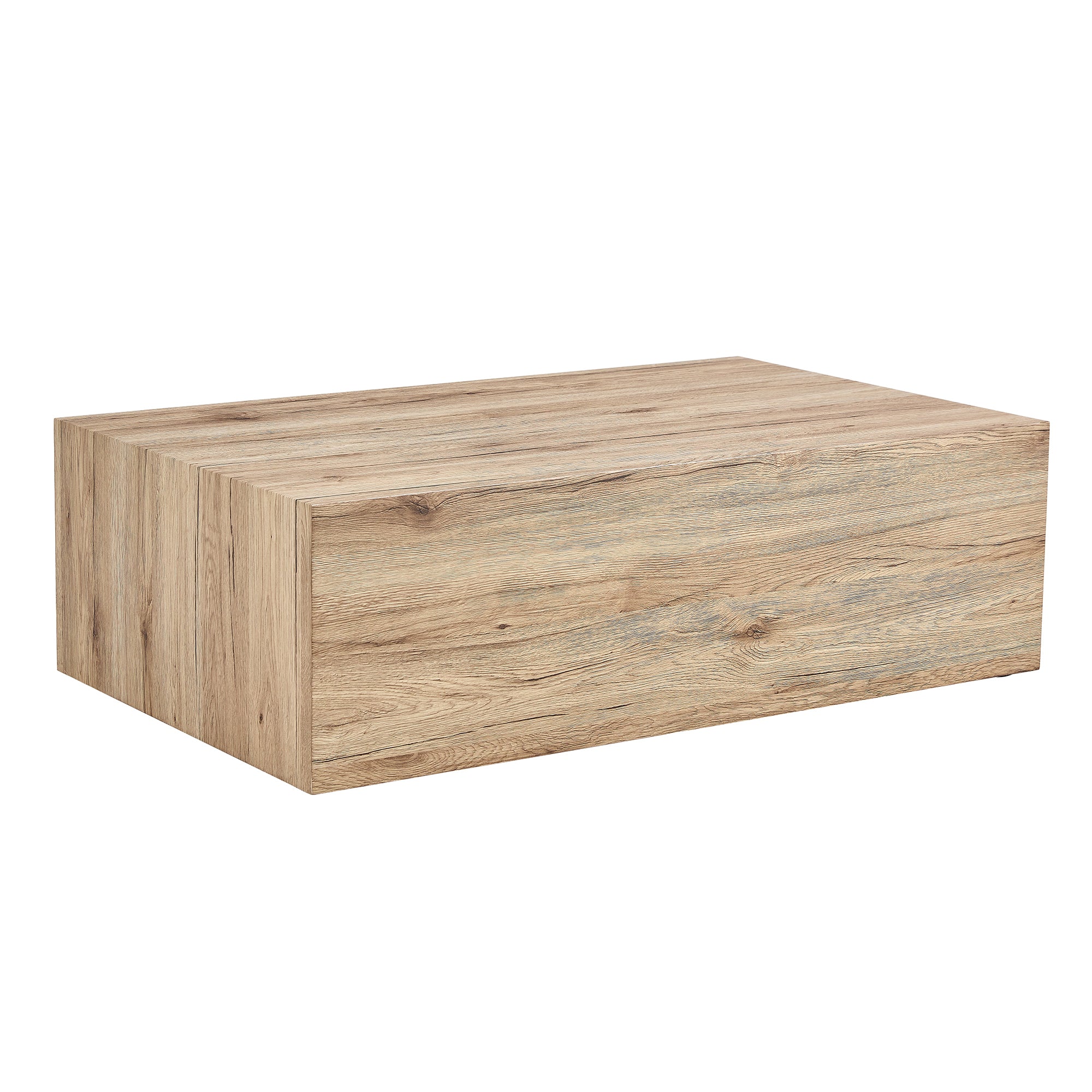 Design Coffee Table with Wood Texture Pattern
