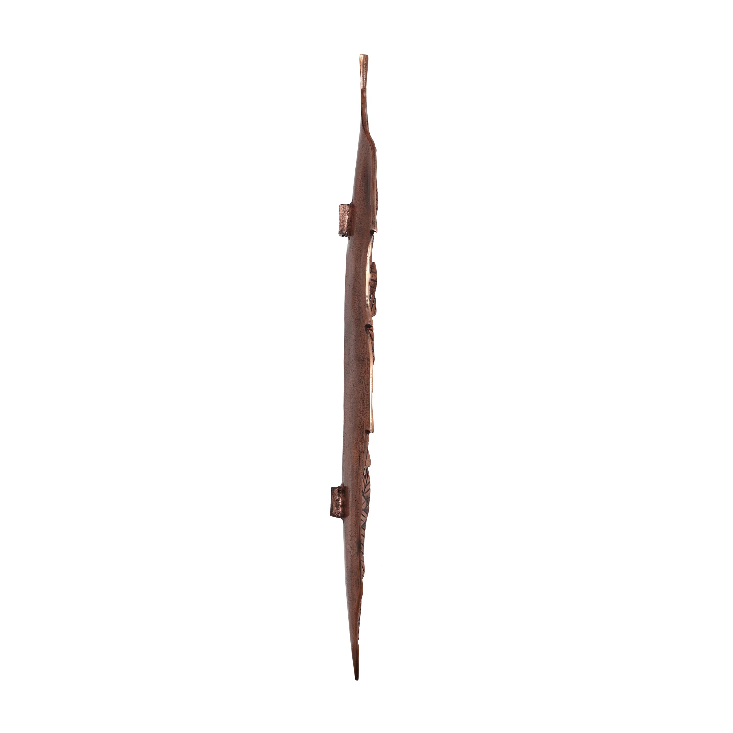 Handcrafted Leaf Wall Decor - Copper