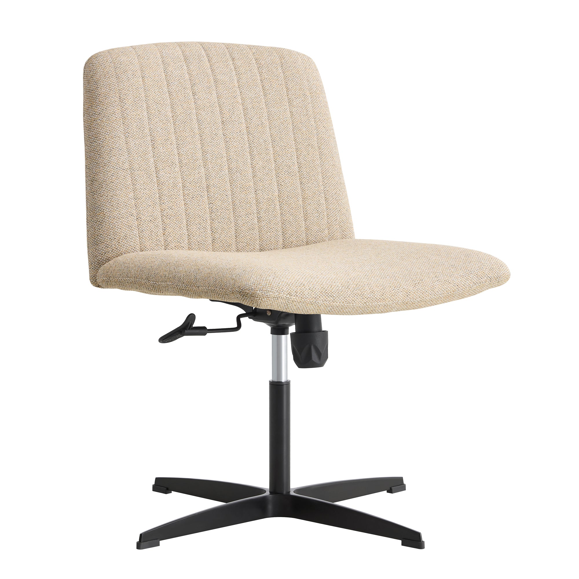 Chair Office Chair Adjustable 360 ° Swivel Cushion Chair - Linen Beige