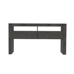 Modern Farmhouse Buffet Storage Cabinet with Drawers - Dark Grey