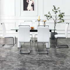 Modern Rectangular Glass Table