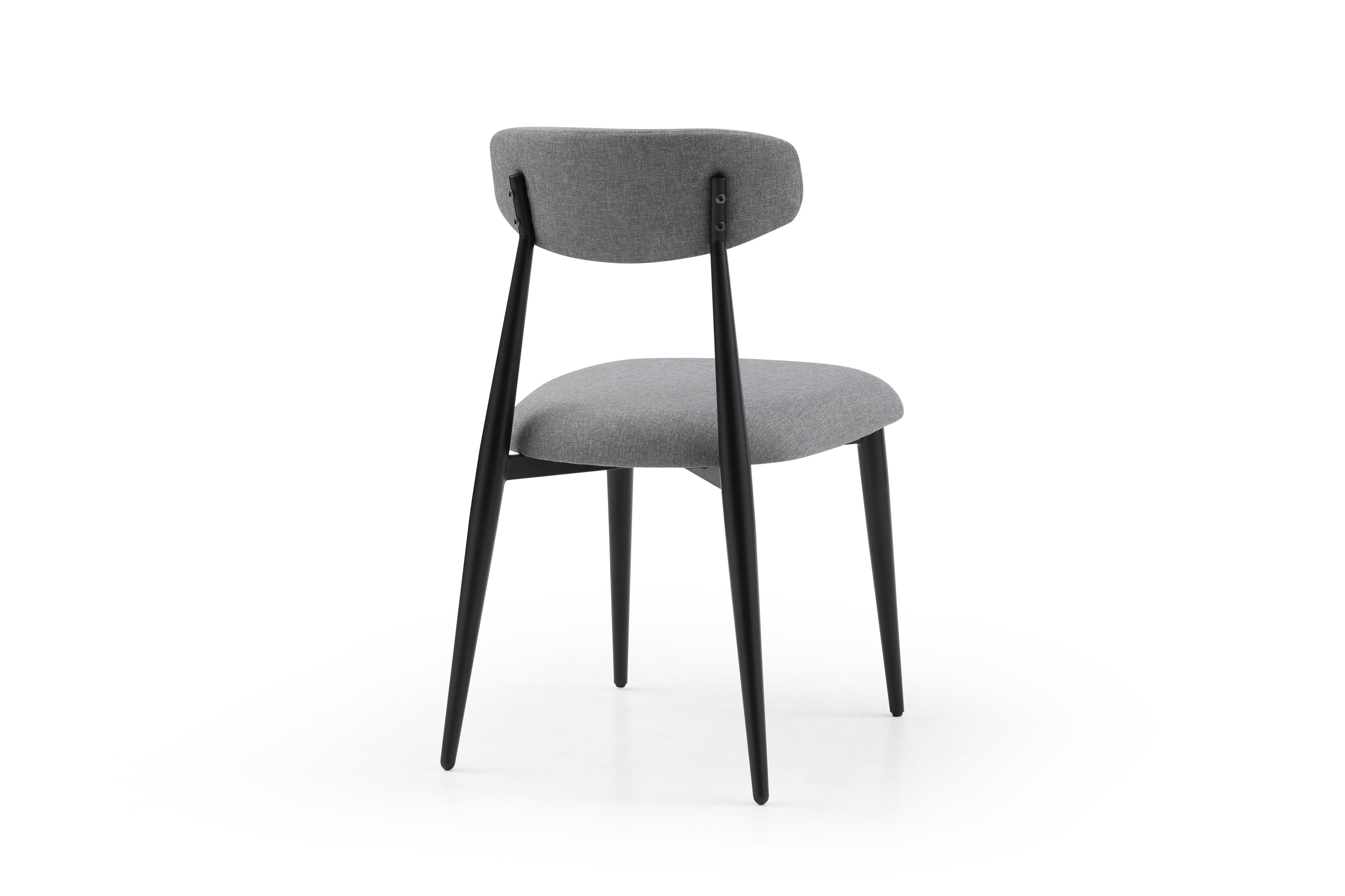 Dining Chairs Upholstered Chairs with Metal Legs (Set of 6) - Grey