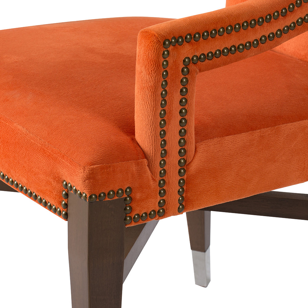 Modern Accent Chair Dining Chairs - Orange