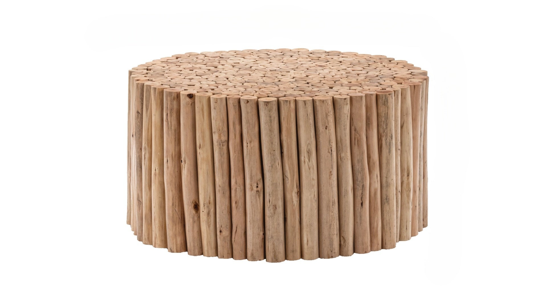 Rustic Art Wood Coffee Table - Natural