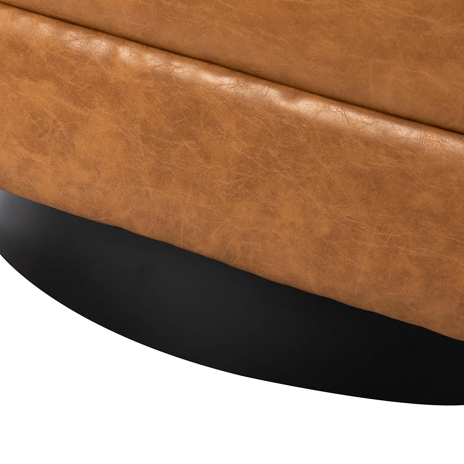 Swivel Armchair - Camel