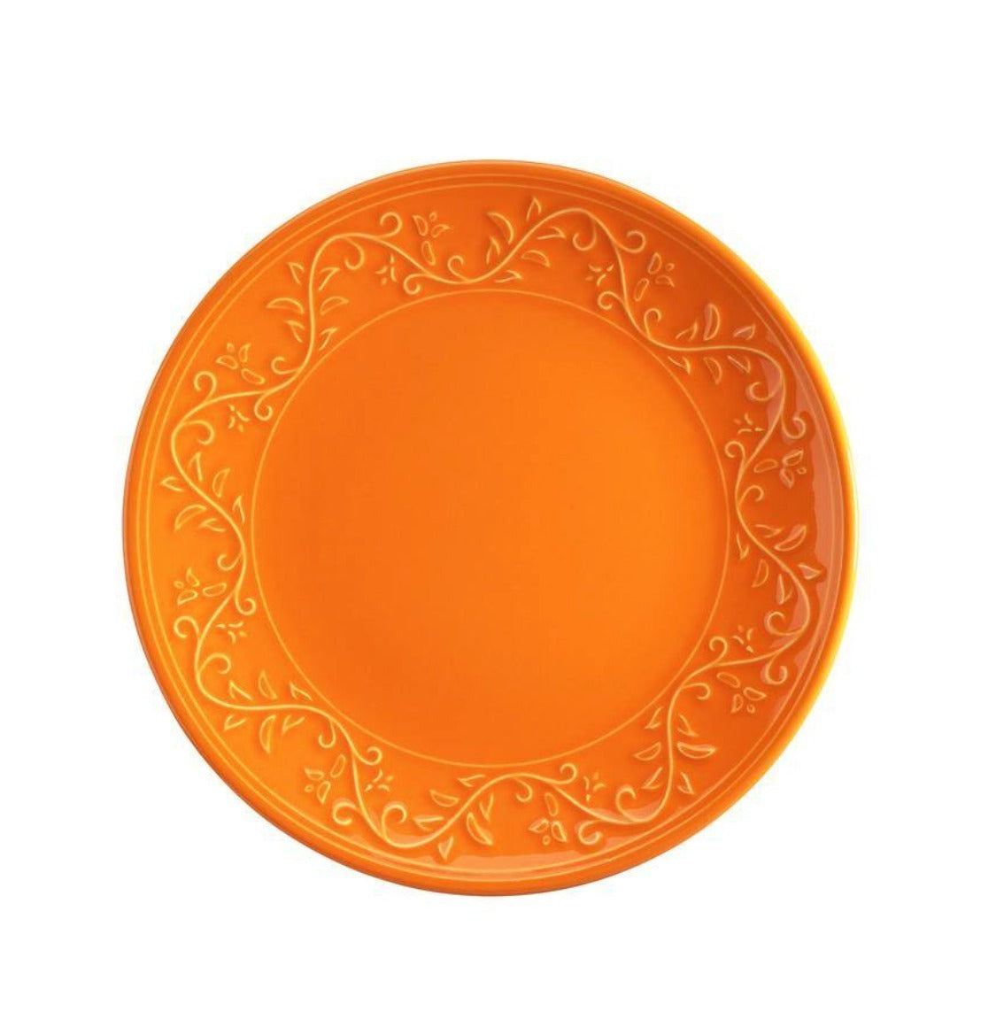 Fulya 16 Pieces Dinnerware Set - Orange