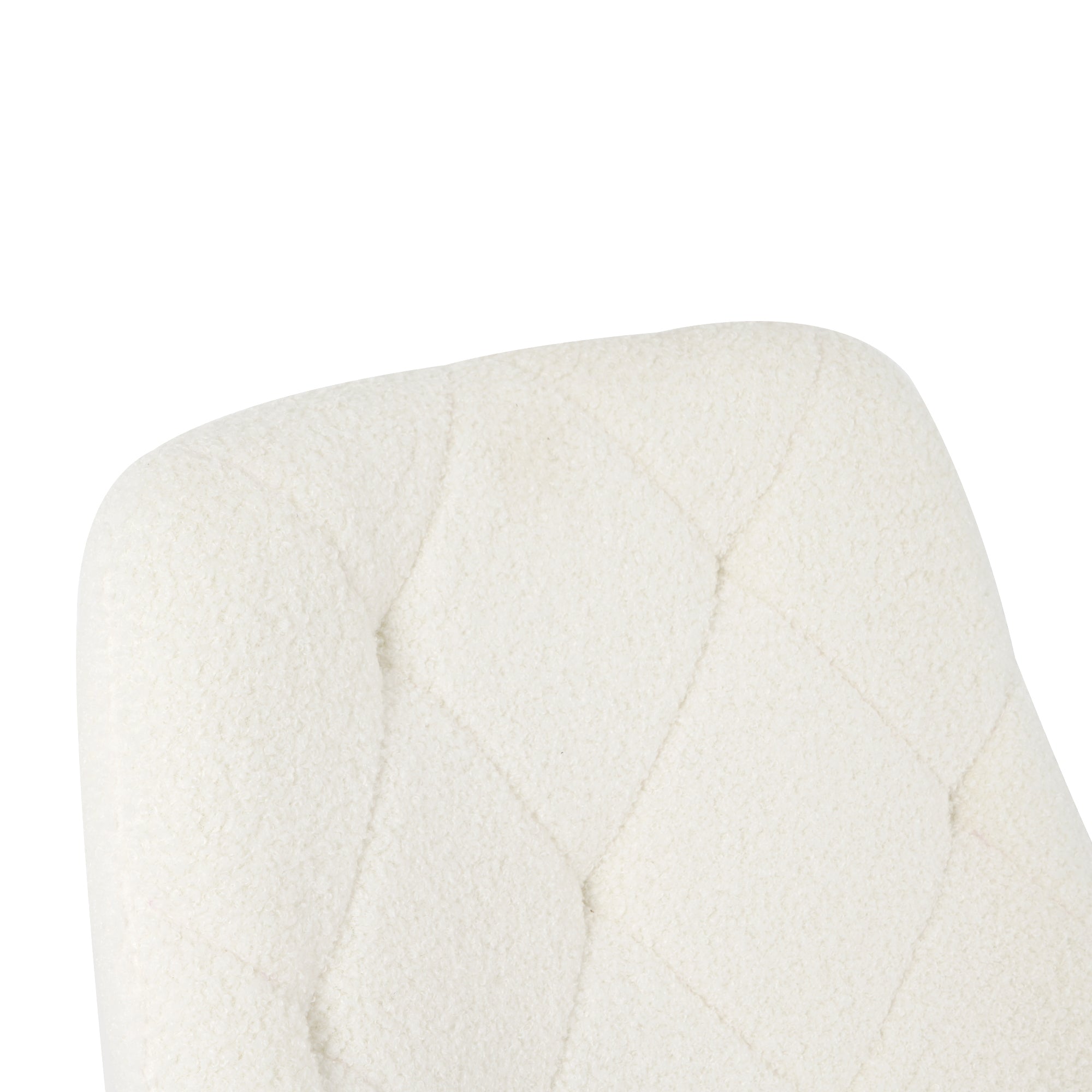 Modern Teddy Fleece Fabric with Gold Legs